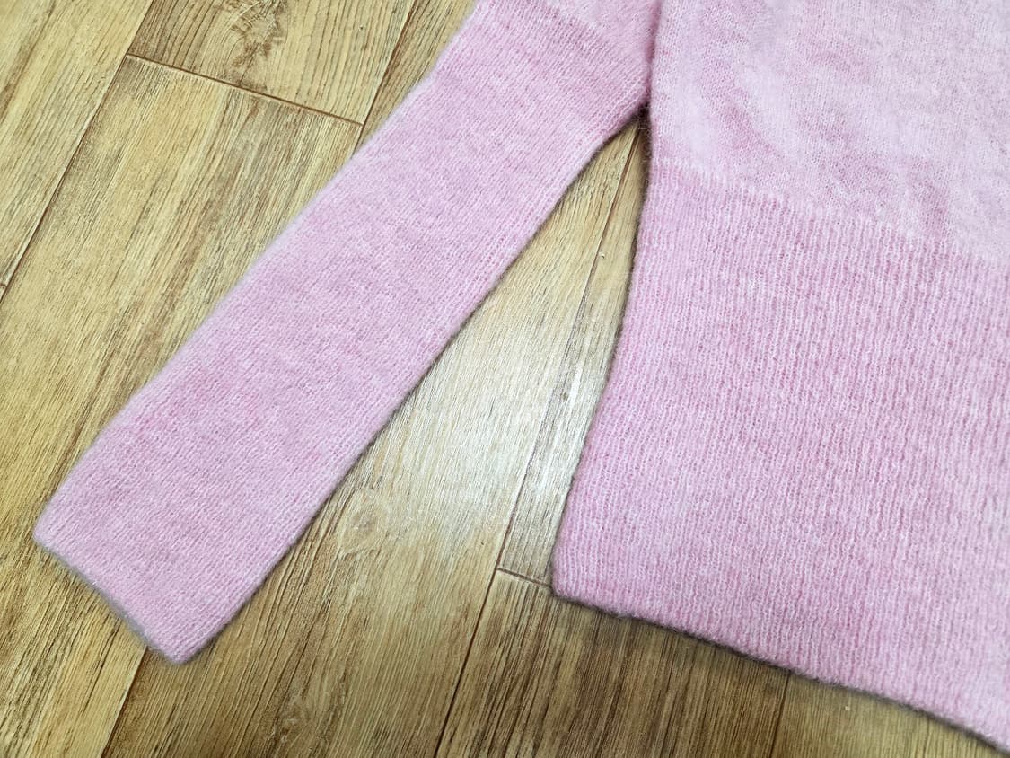 비클라(becla) 베이비핑크 베이비알파카 울 니트 프리사이즈 새상품 상품이미지7