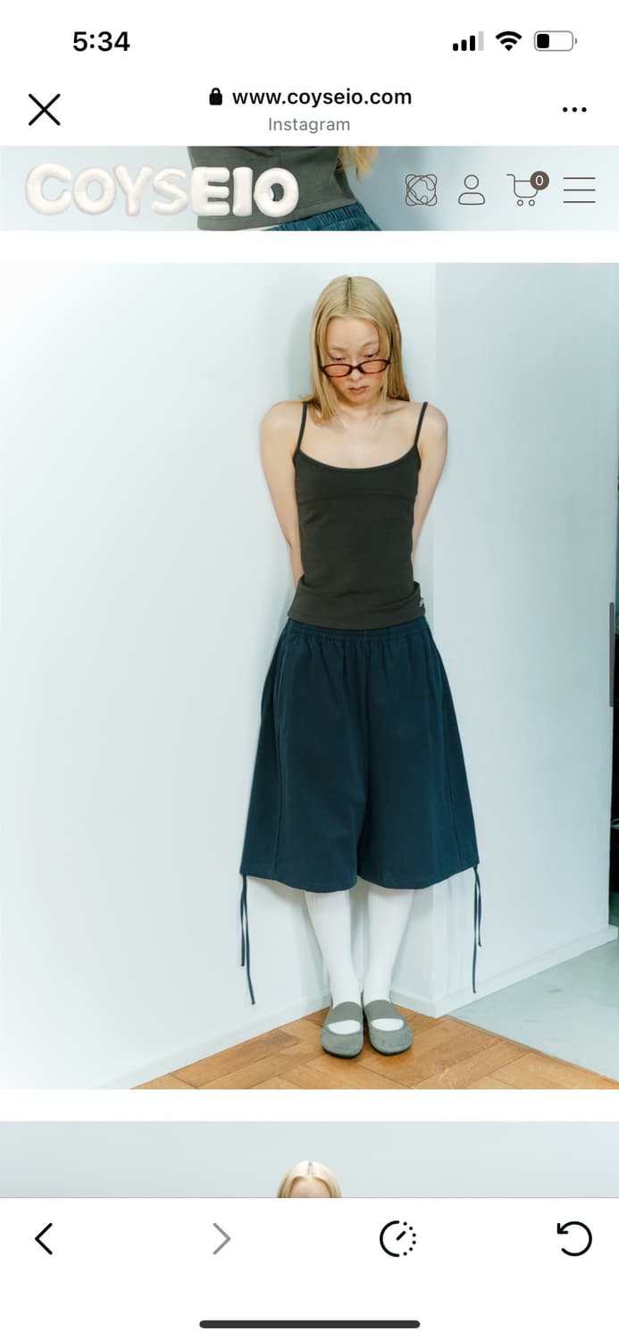 coyseio 038 SOFT SLEEVELESS BROWN 상품이미지2