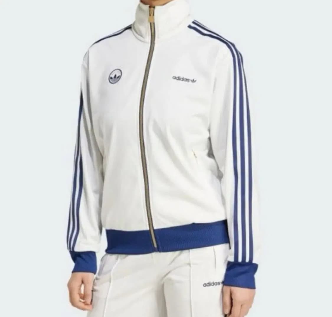 아디다스 파이어버드 배지 트랙탑 화이트 블루 상품이미지2