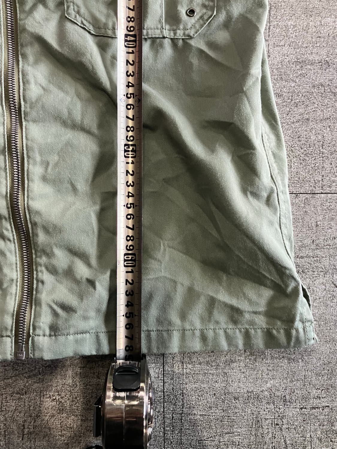 일본빈티지 Trenza 올드스쿨아메카지 사파리 반팔집업자켓 상품이미지3