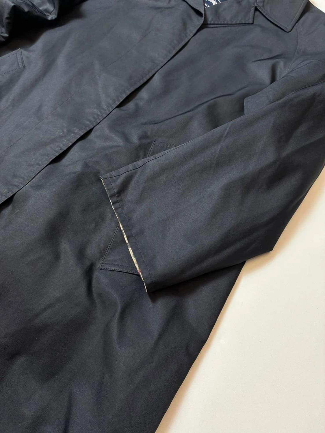 버버리 90s 오리지널 노바 체크 트렌치 코트 PN8944 상품이미지4