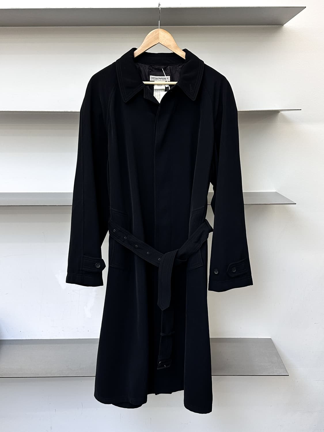 엠포리오 아르마니 8-90s 벨티드 트렌치 코트 상품이미지2