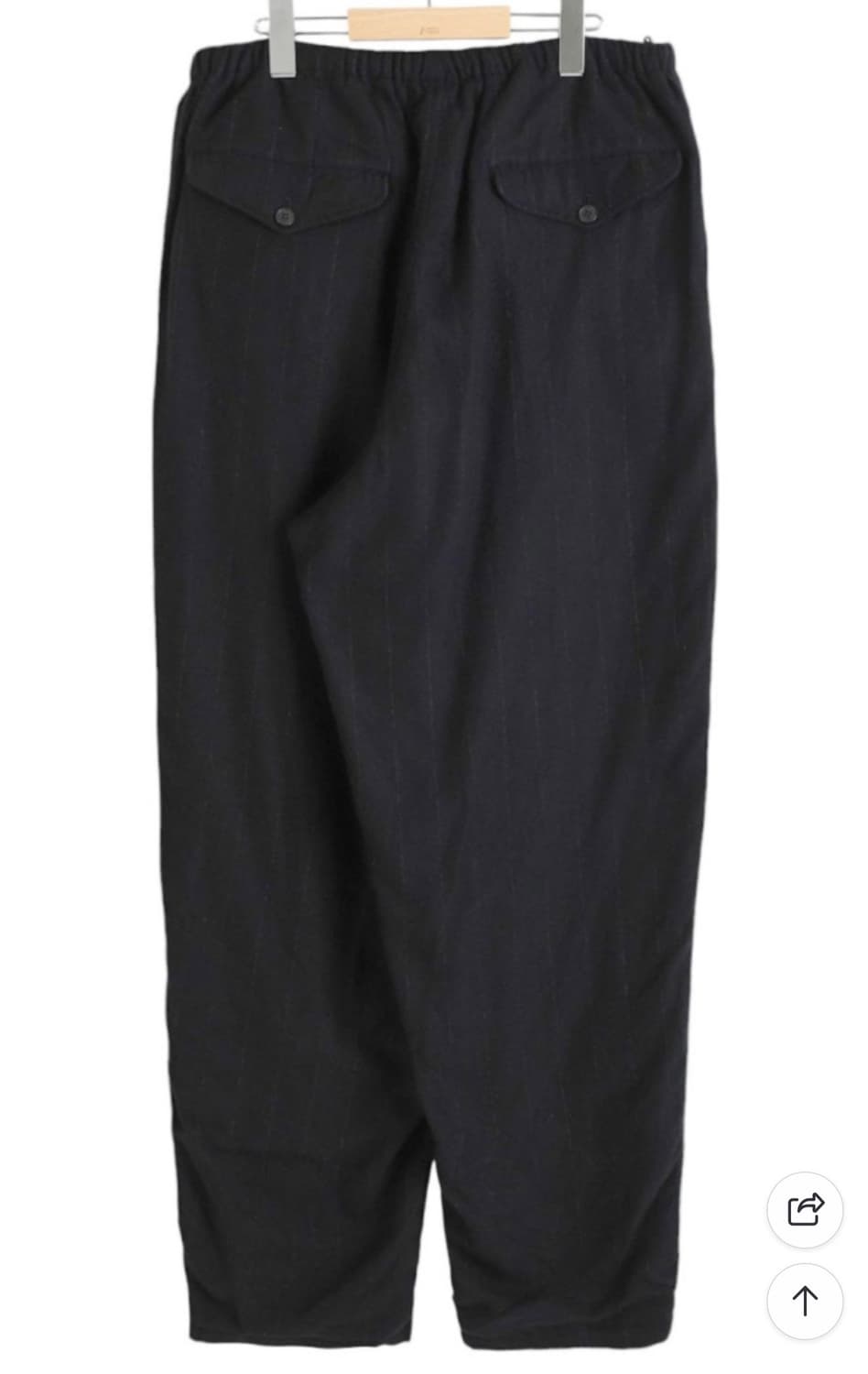 Comoli 24AW Stripe Tapered 바지 A03-03010 상품이미지5