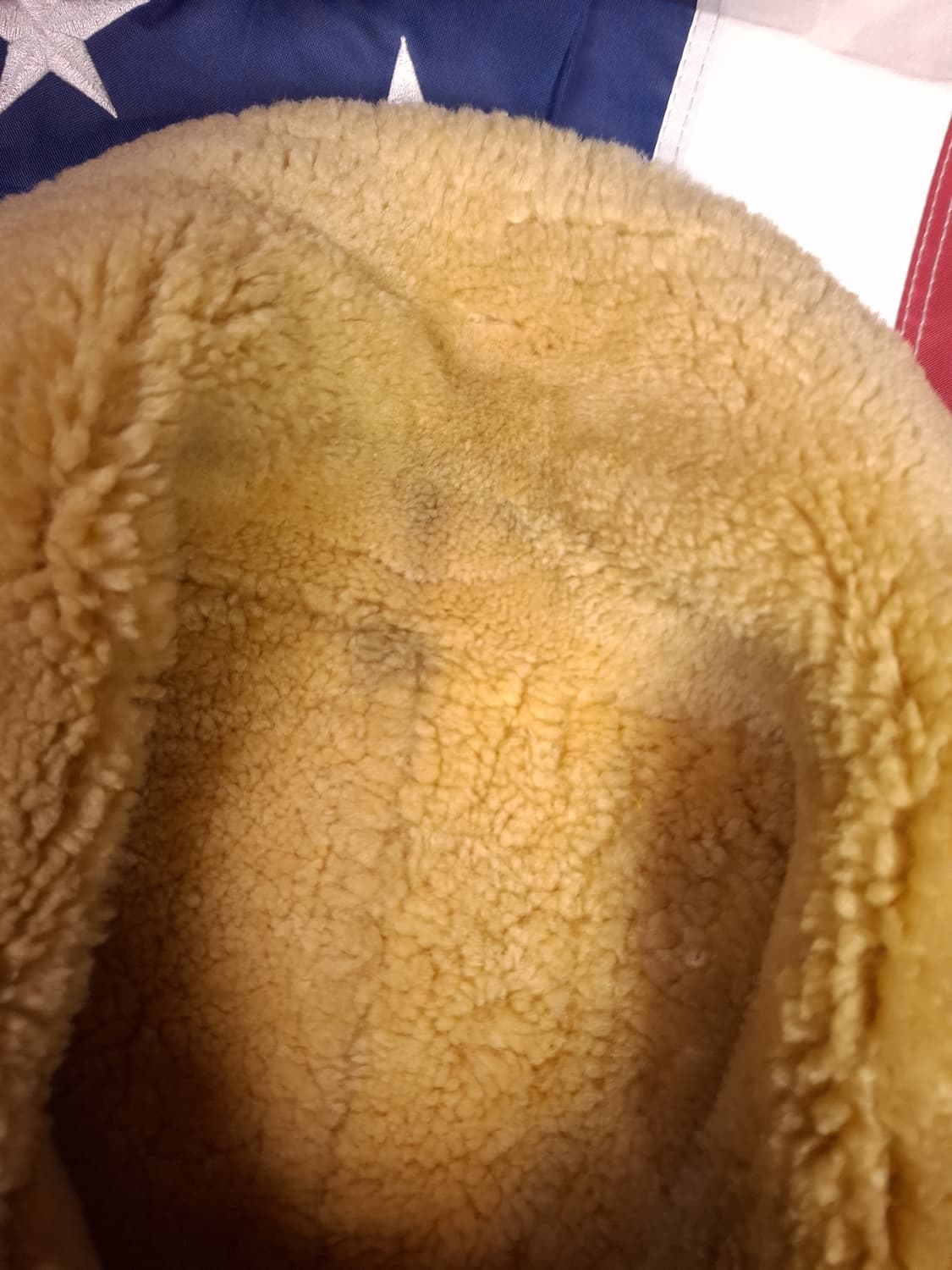 90's 국내산 미공군 B-3 TYPE 리얼레더 항공폭격기 무스탕 상품이미지6