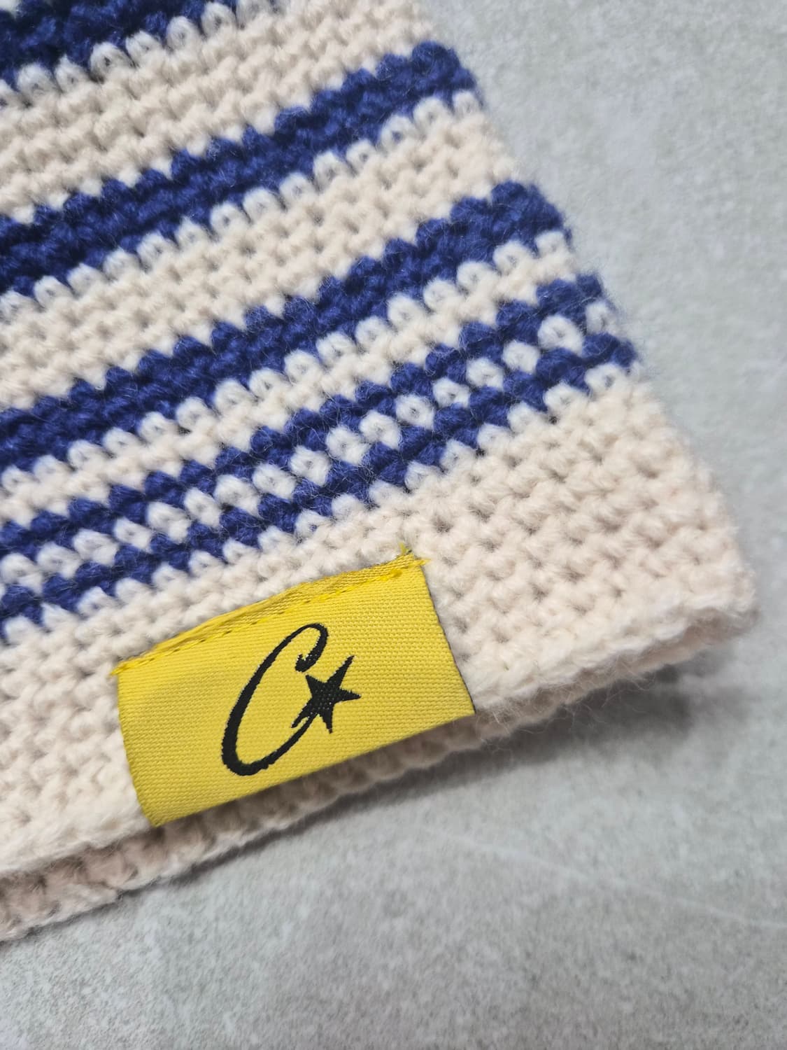 코르테이즈 크로쉐 비니 (블루 스트라이프) 상품이미지2