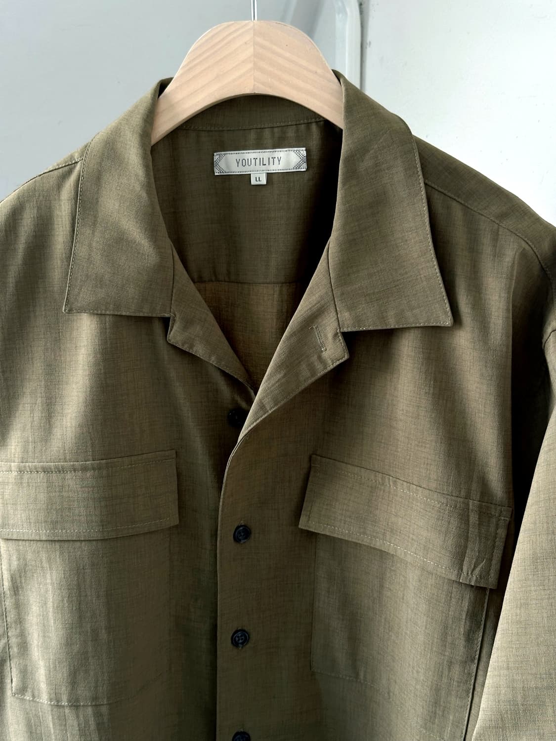 Light poly design CPO shirt 상품이미지1