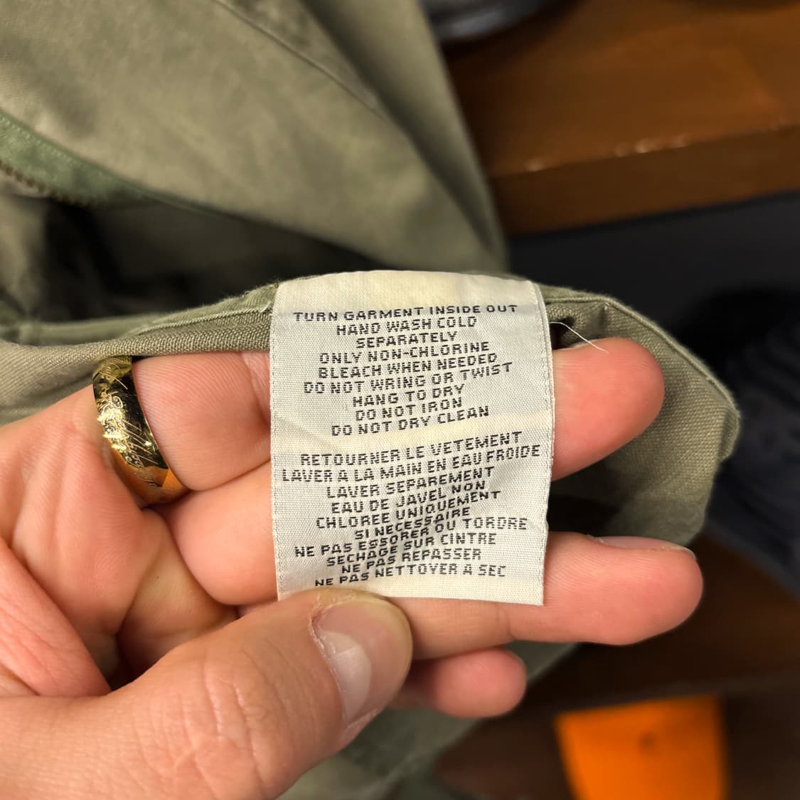 00s 데님 앤 서플라이 아즈텍 비즈아트 M-65 필드자켓 N1228 상품이미지9