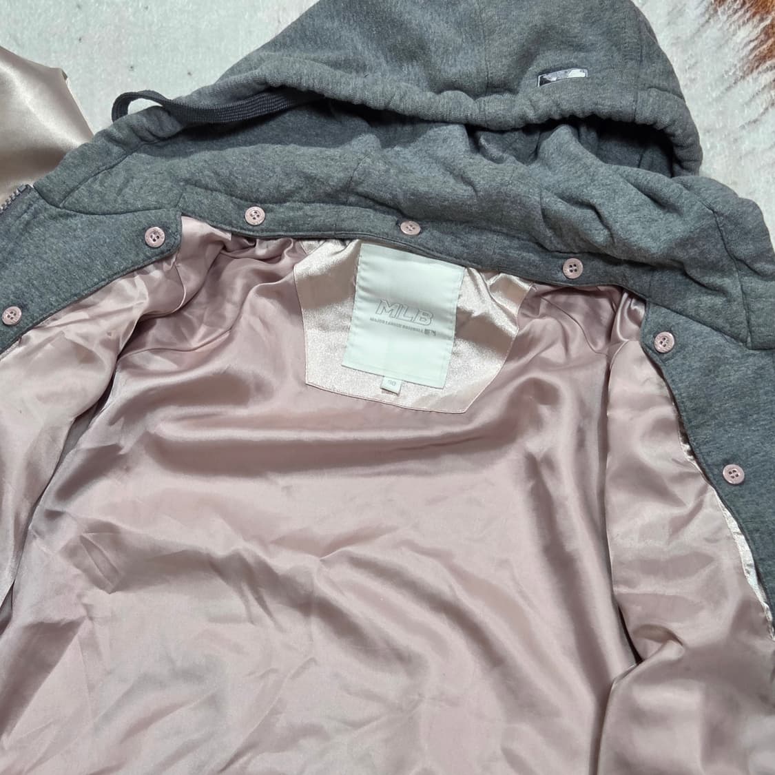 MLB 스타디움 핑크 후드 자켓 상품이미지10