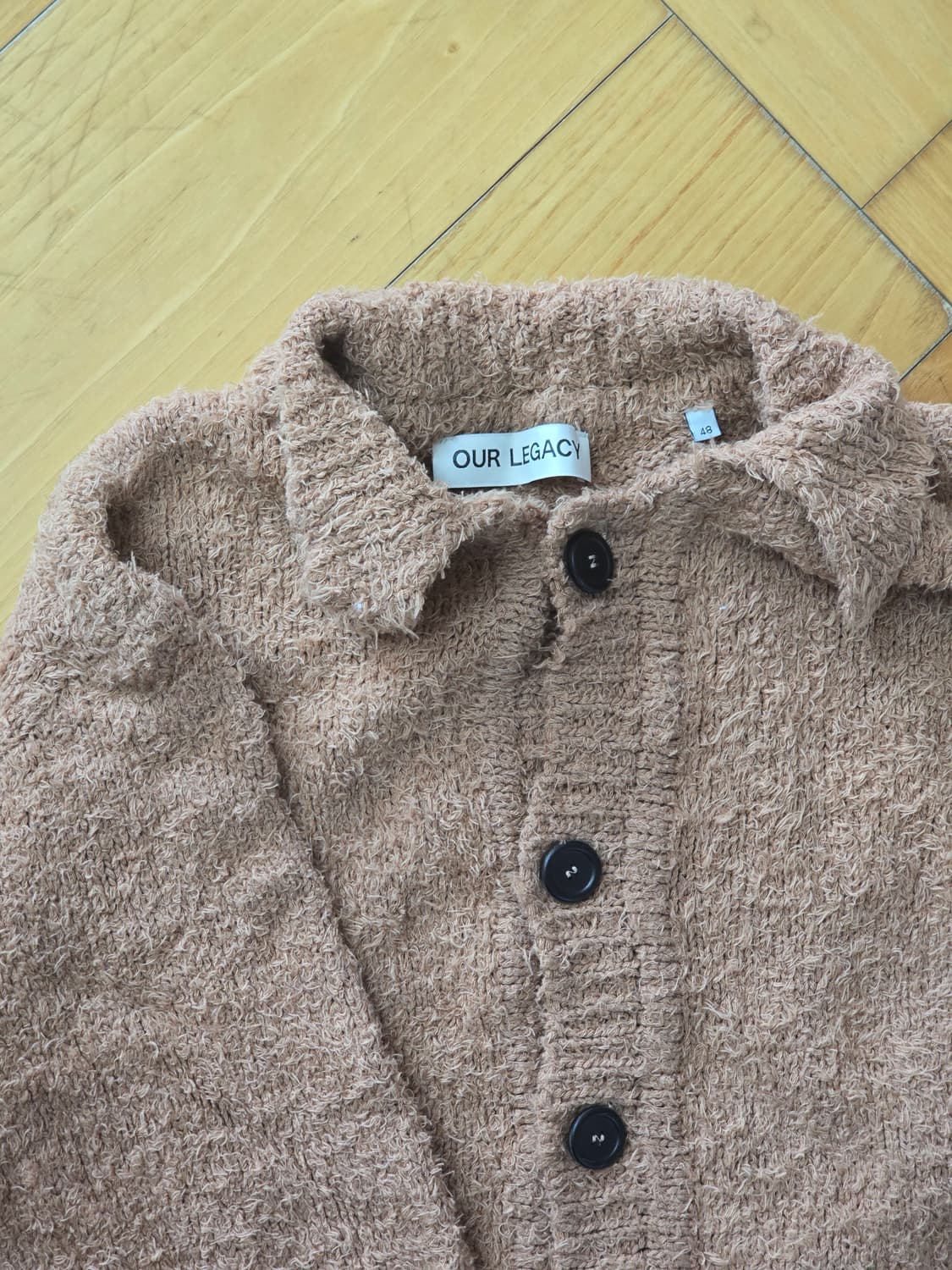 [48] 아워레가시 빅가디건 카라멜 상품이미지4