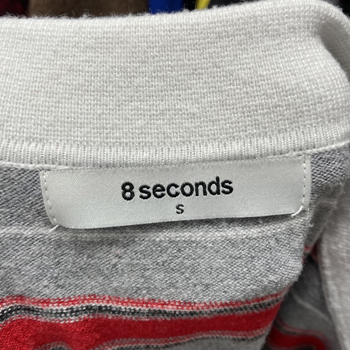 에잇세컨즈 2025 여성카라단가라니트 그레이 S 상품이미지4