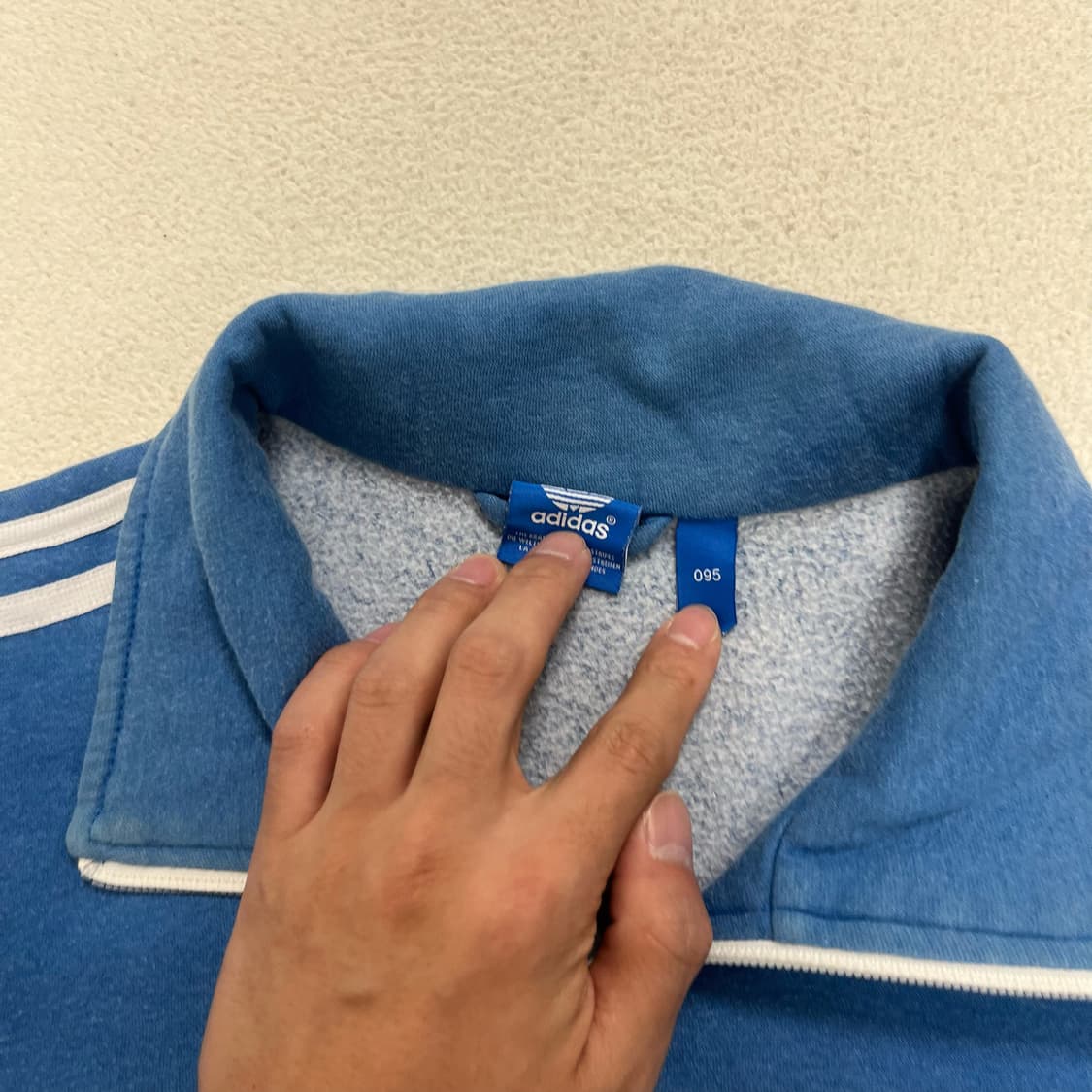 Adidas sky blue Firebird cotton jersey 상품이미지9