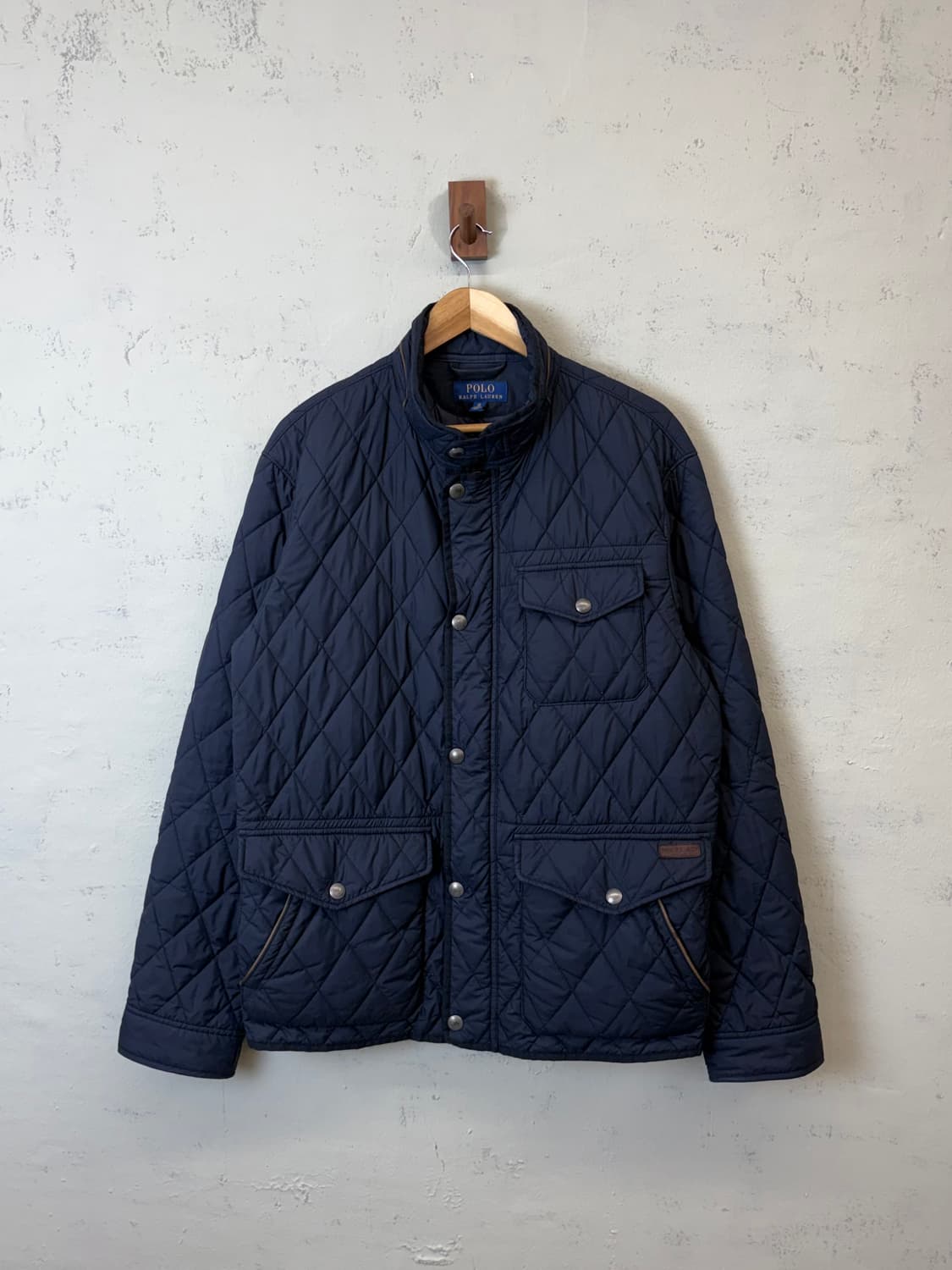 폴로랄프로렌 네이비 퀼팅 자켓 상품이미지1