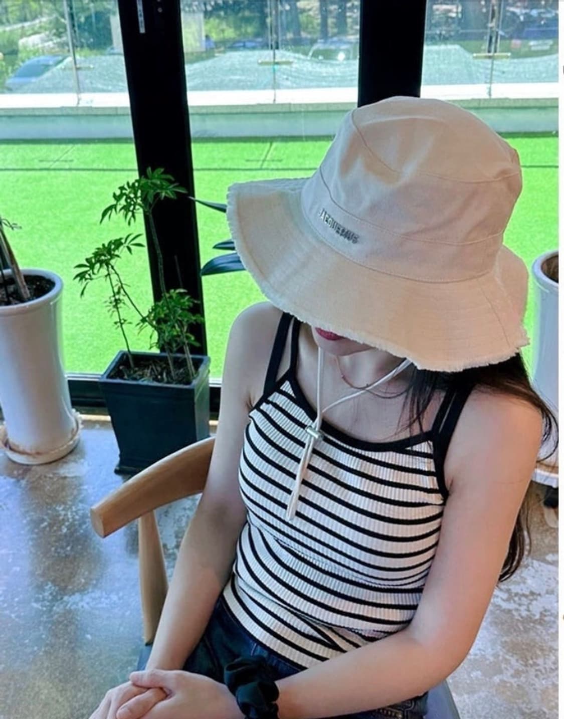 자크뮈스 아이보리 버킷햇 60사이즈 상품이미지1