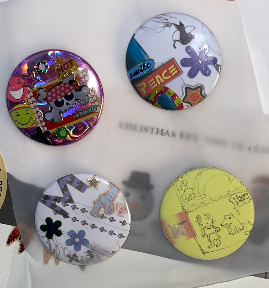 뱃지 핀버튼 브로치 { 4ℯ𝒶-1𝓈ℯ𝓉 } 상품이미지2