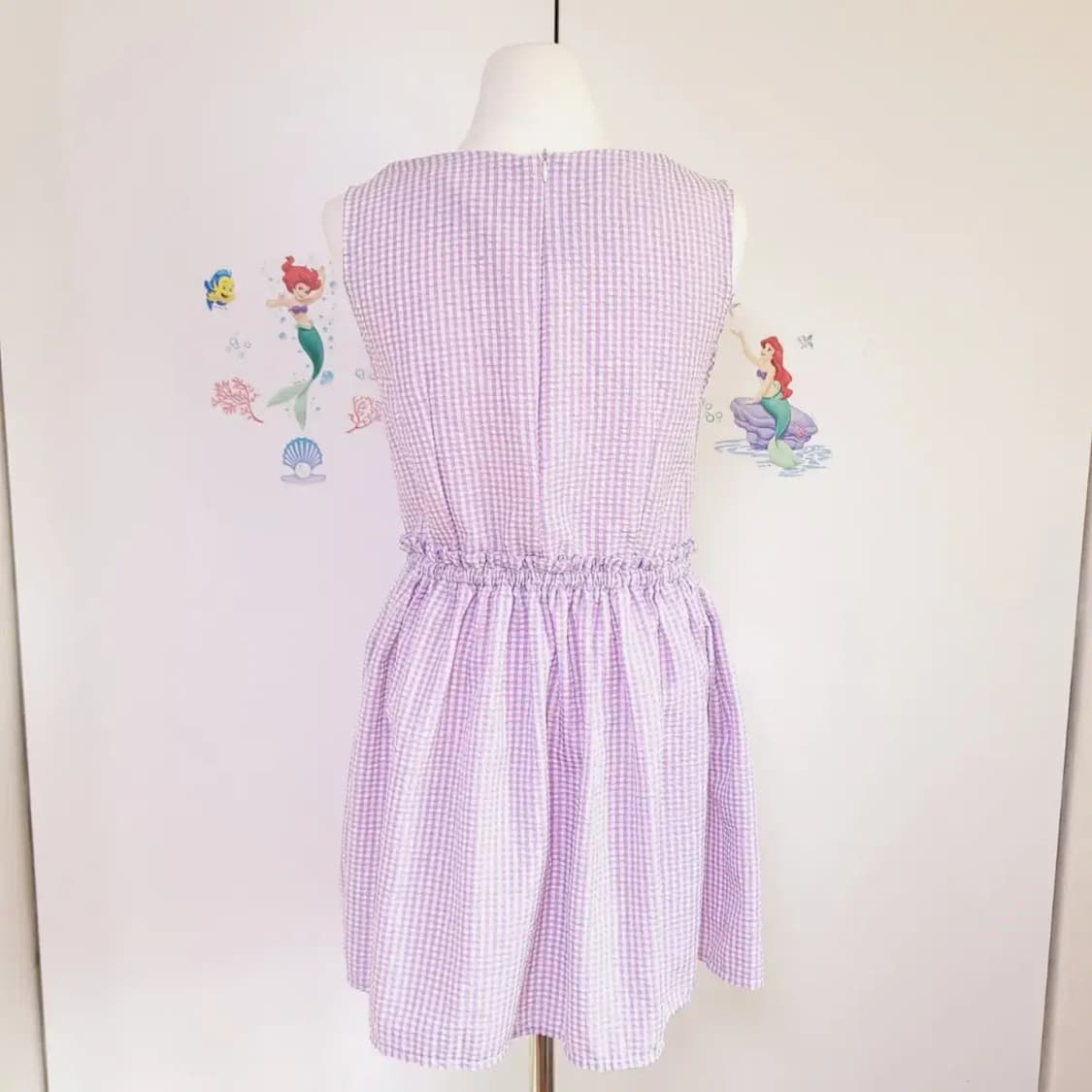 일본빈티지 퍼플 민소매원피스 상품이미지5