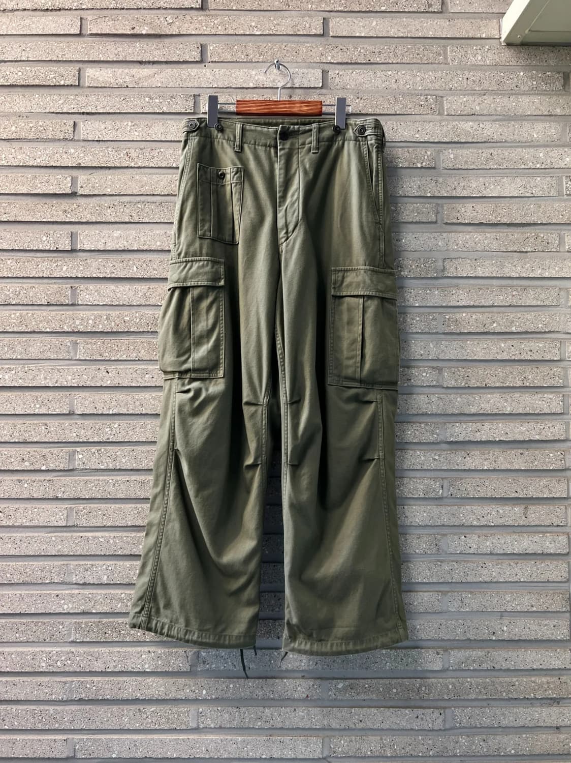 [34]나이젤 카본 올리브그린 아미 카고 팬츠 상품이미지1