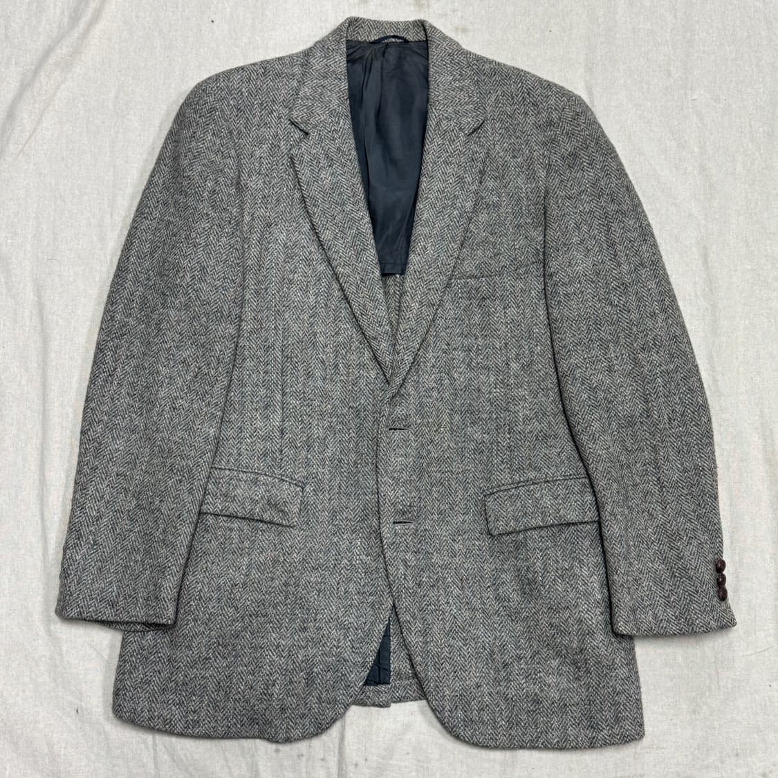 해리스트위드 헤링본 자켓 100~ 상품이미지1