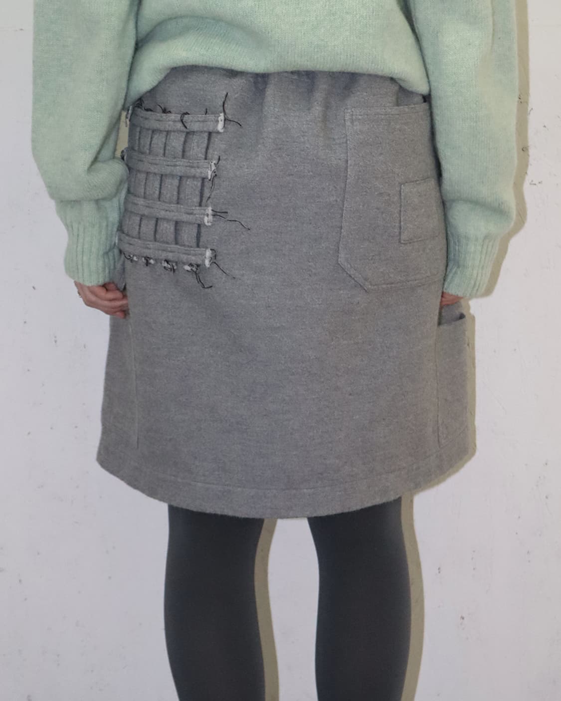 버나드 윌헴 슈슈 스커트 그레이 상품이미지3