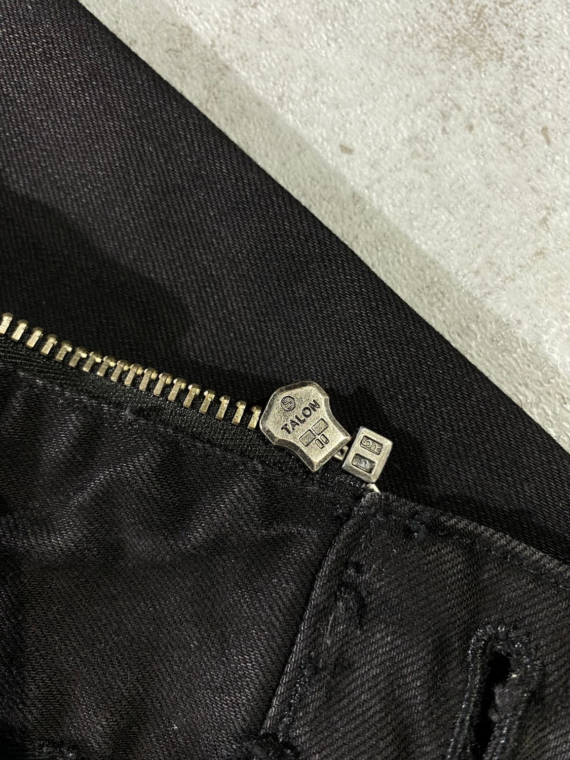 [M] ALLSAINTS 올세인츠 블랙 워시드 데님 바이커자켓 상품이미지4