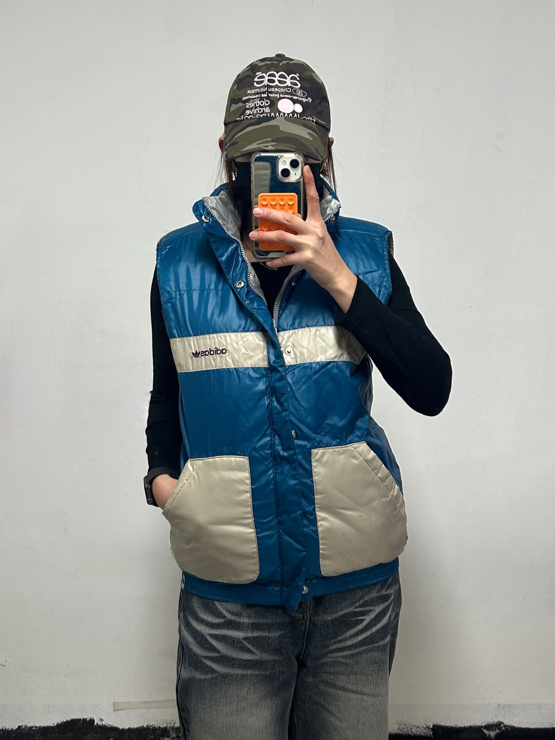 00s 아디다스 올드스쿨 리버시블 패딩 베스트 상품이미지2