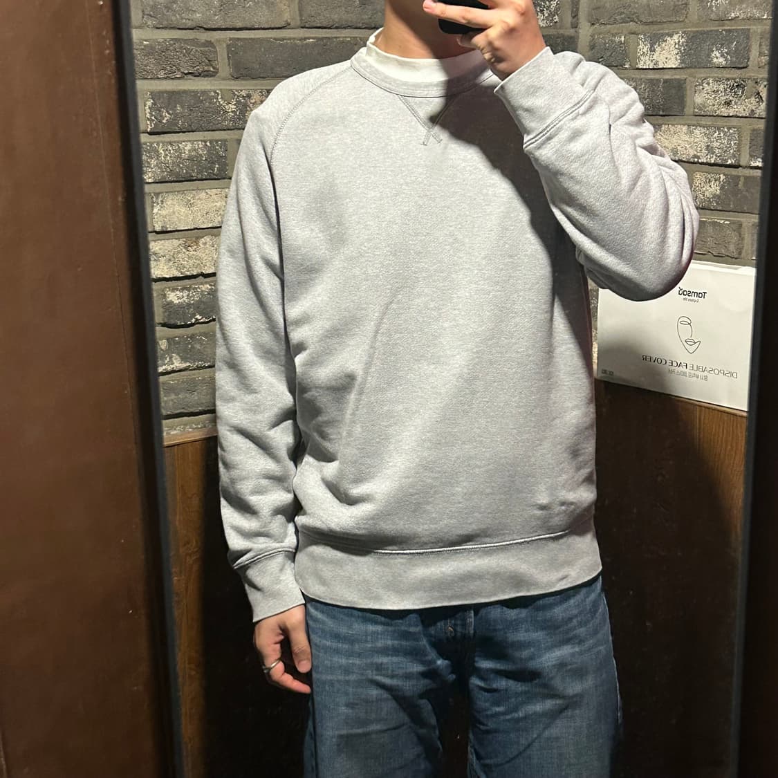 L) 리바이스 그레이 맨투맨 티셔츠 상품이미지8
