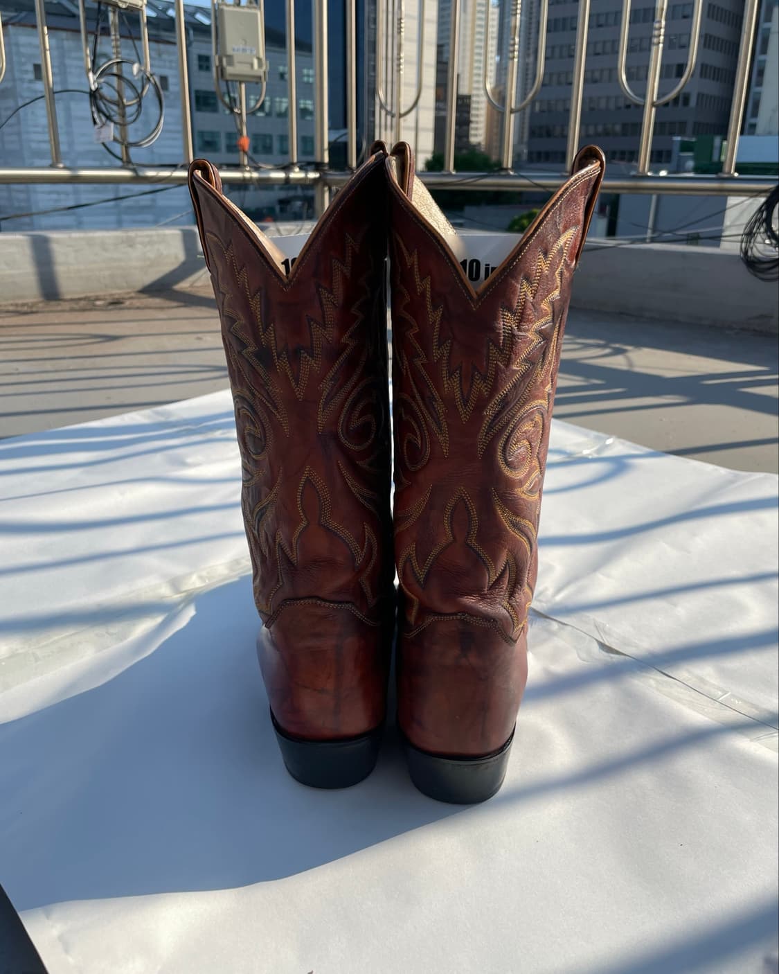 저스틴부츠 Chestnut Marbled CowboyBoots 11D 상품이미지3