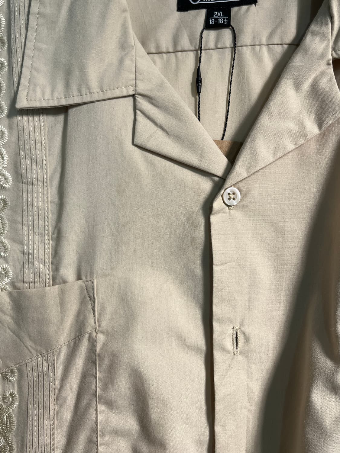 90s Omega Guayabera Shirts (쿠바 셔츠) 2XL 상품이미지3