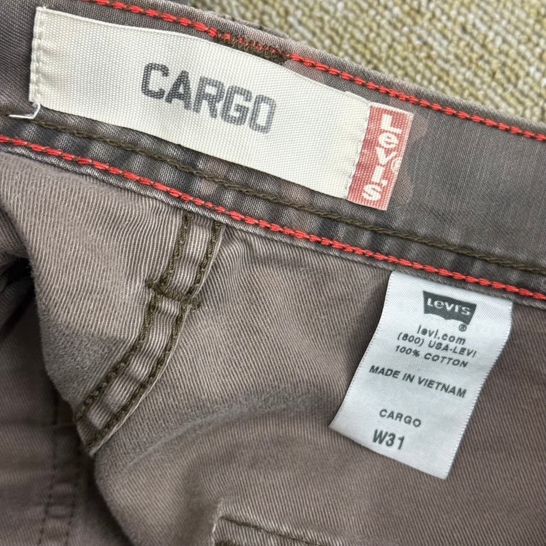 리바이스 버뮤다 카모 밀리터리 카고 팬츠 (W, 31) 상품이미지2