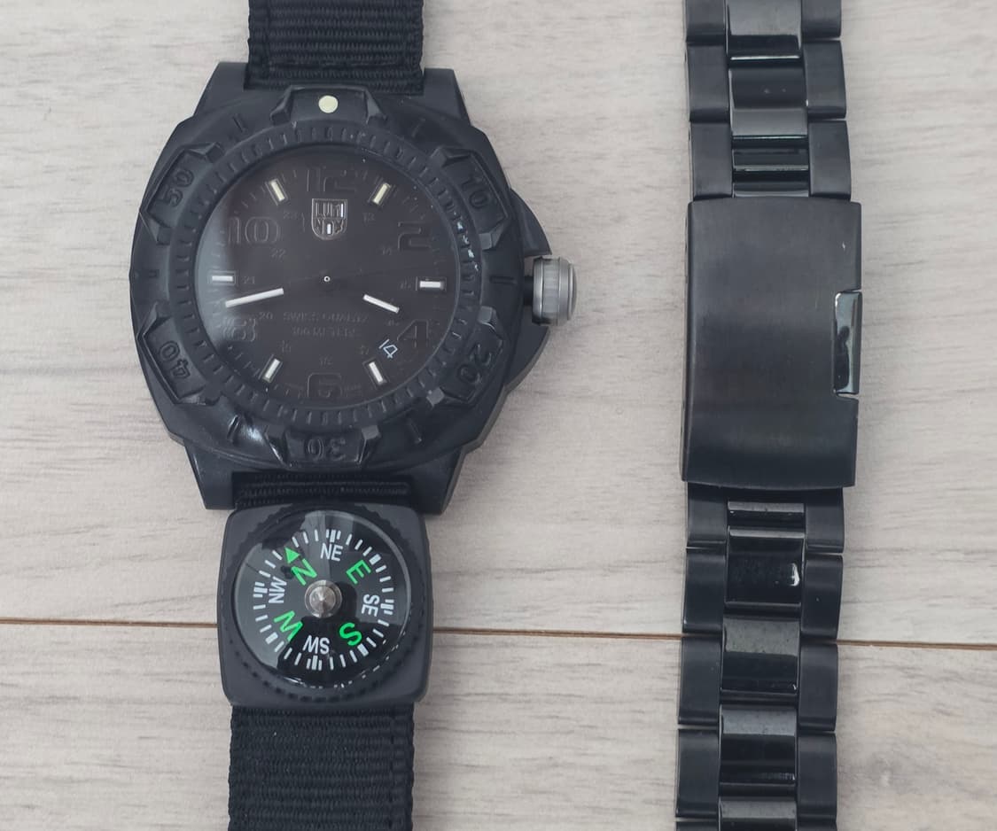 루미녹스 (LUMINOX) 블랙아웃 XL 0201.BO 스위스 쿼츠시계 상품이미지2