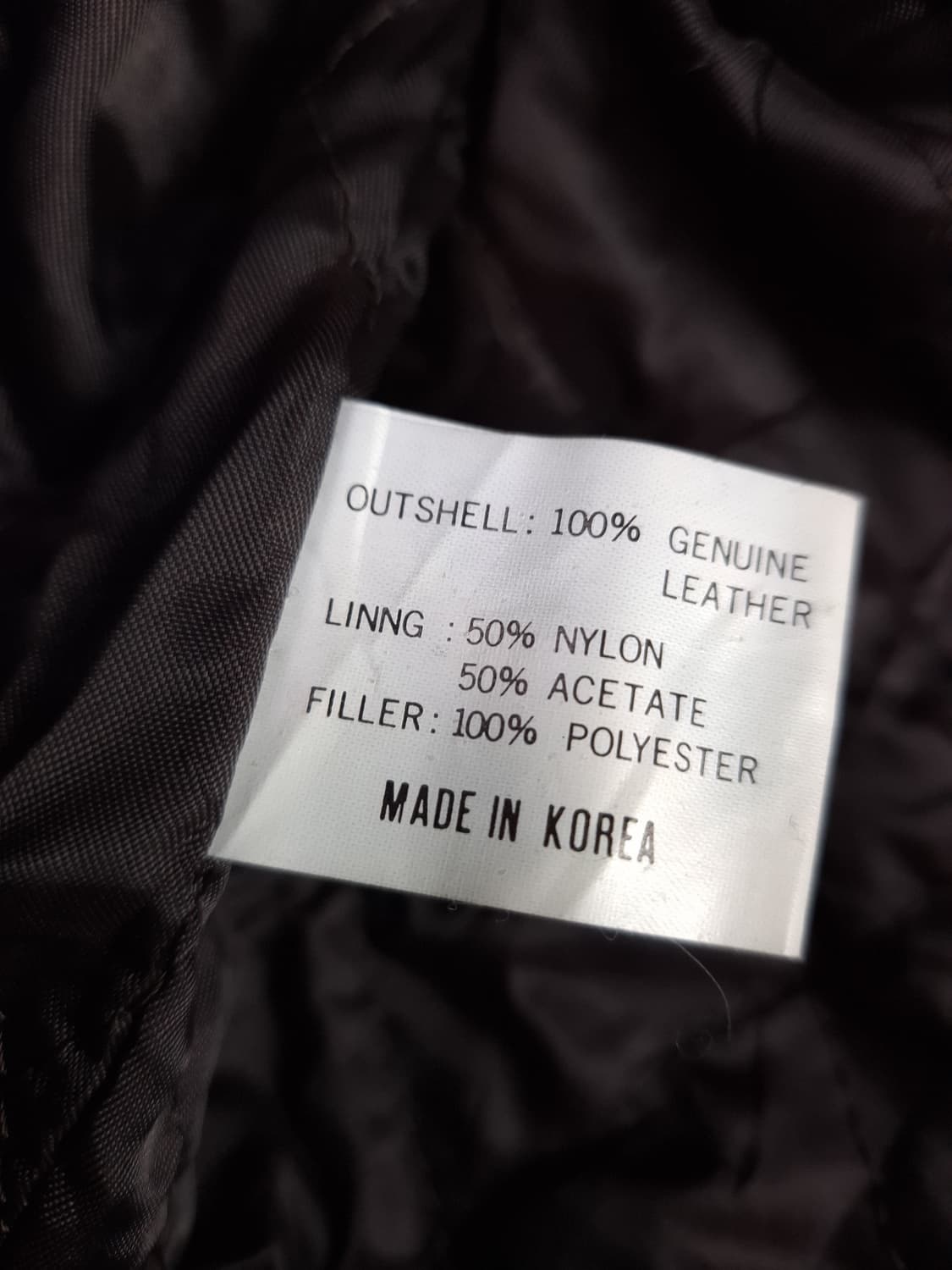 90's 국내산 일본판 빈티지 B-7 리얼레더 항공자켓 상품이미지5