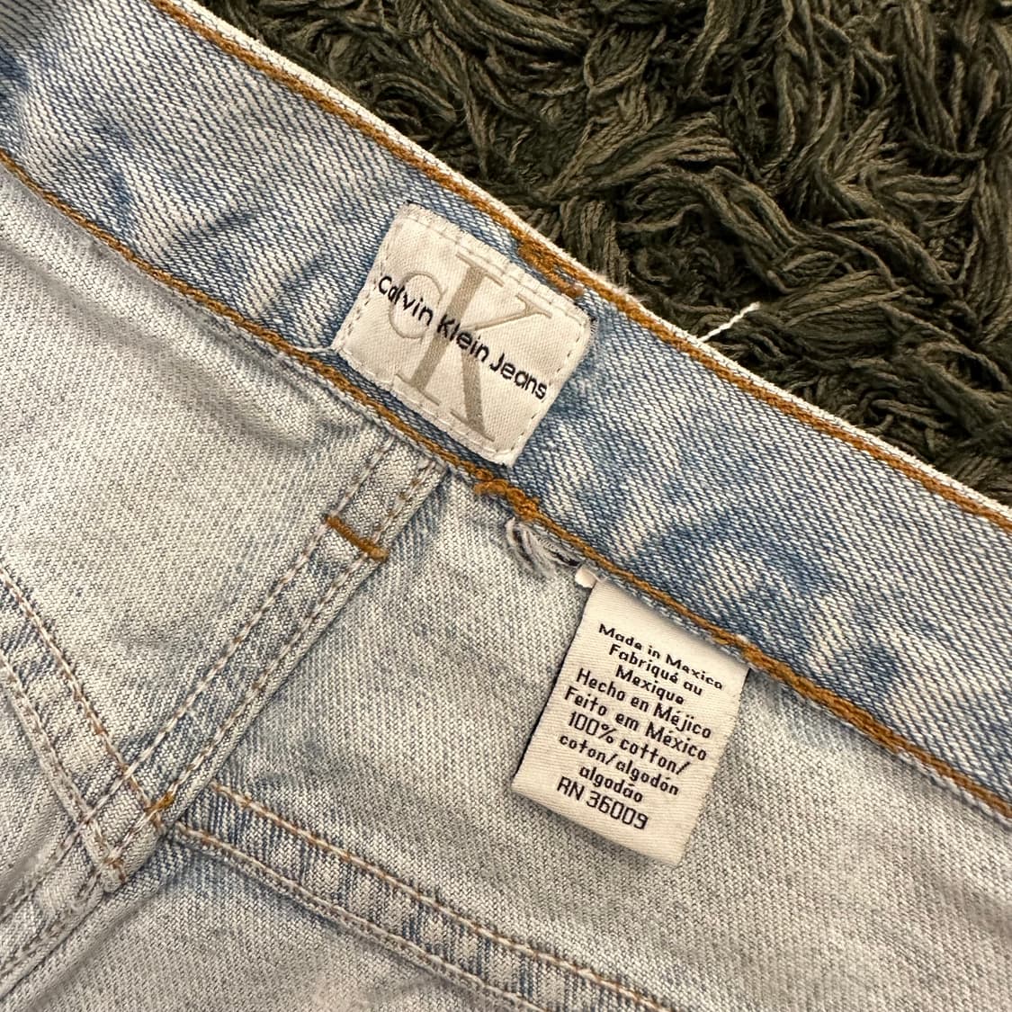 (30inch) 90s 캘빈클라인 데님 쇼츠 청 반바지 상품이미지10