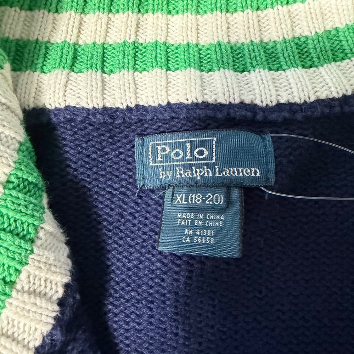 폴로 랄프로렌 빅포니 니트집업 상품이미지3