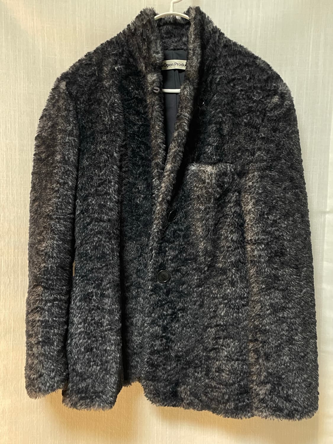 더오픈프로덕트 테일러 퍼 자켓 네이비 상품이미지9