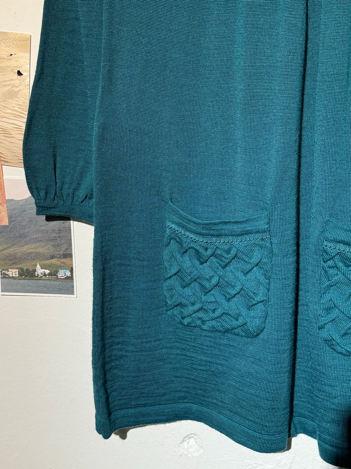 폴라 니트 원피스 상품이미지4