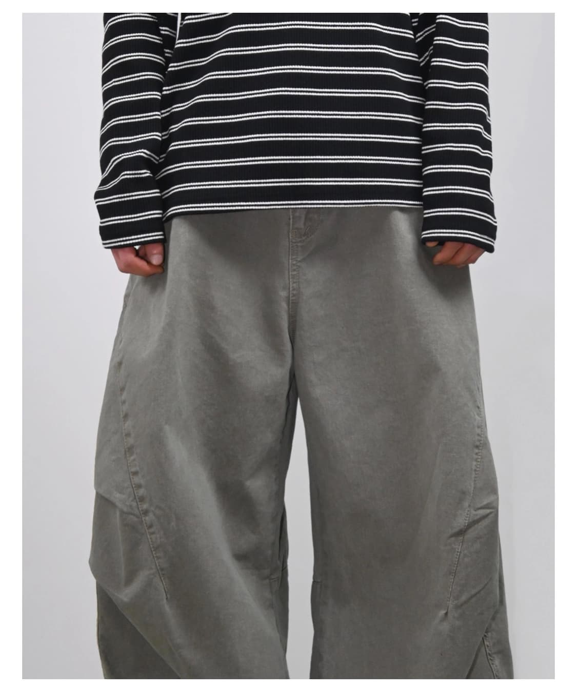 [1회착] Egot 카치온 벌룬 코튼팬츠(M) 남성커브드팬츠/와이드팬츠 상품이미지2