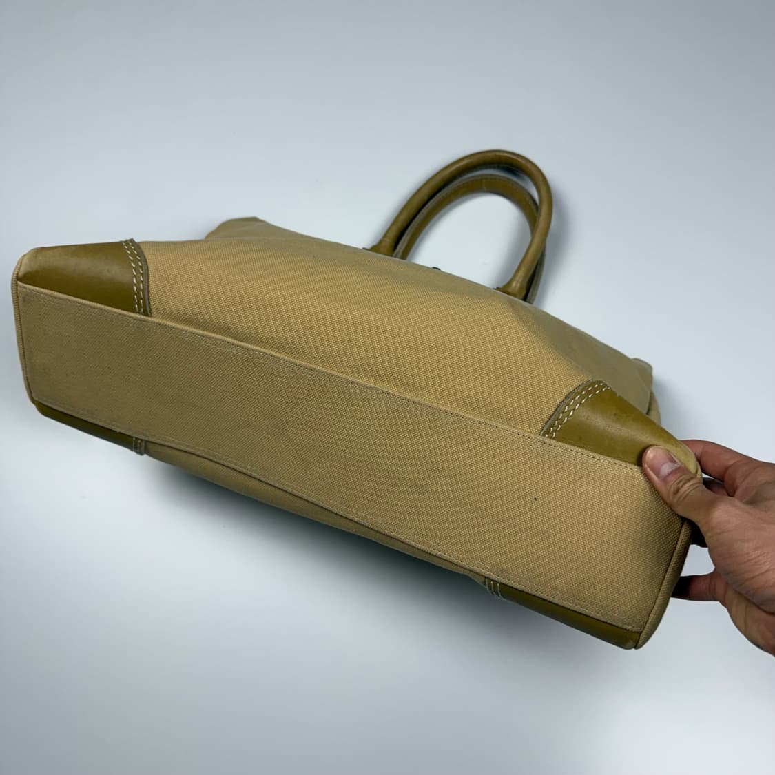 요시다포터 다이크 캔버스 토트백 카키 상품이미지4