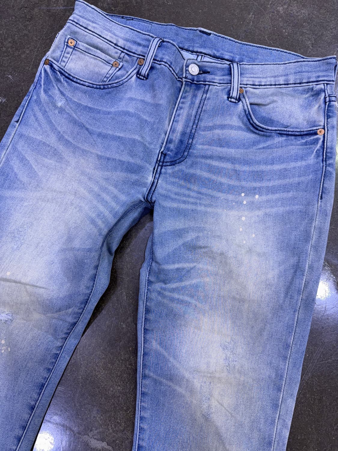 리바이스 511 슬림핏 연청 워싱블루 데님팬츠 청바지 32 상품이미지3