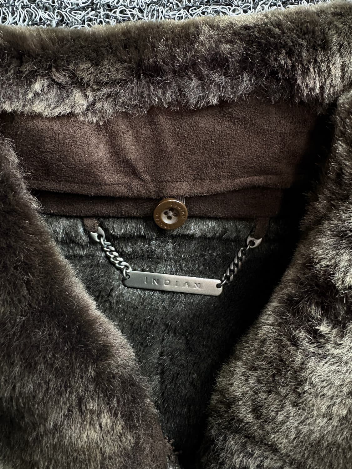 빈티지 아카이브 스웨이드 무스탕 자켓 브라운 1784 상품이미지3