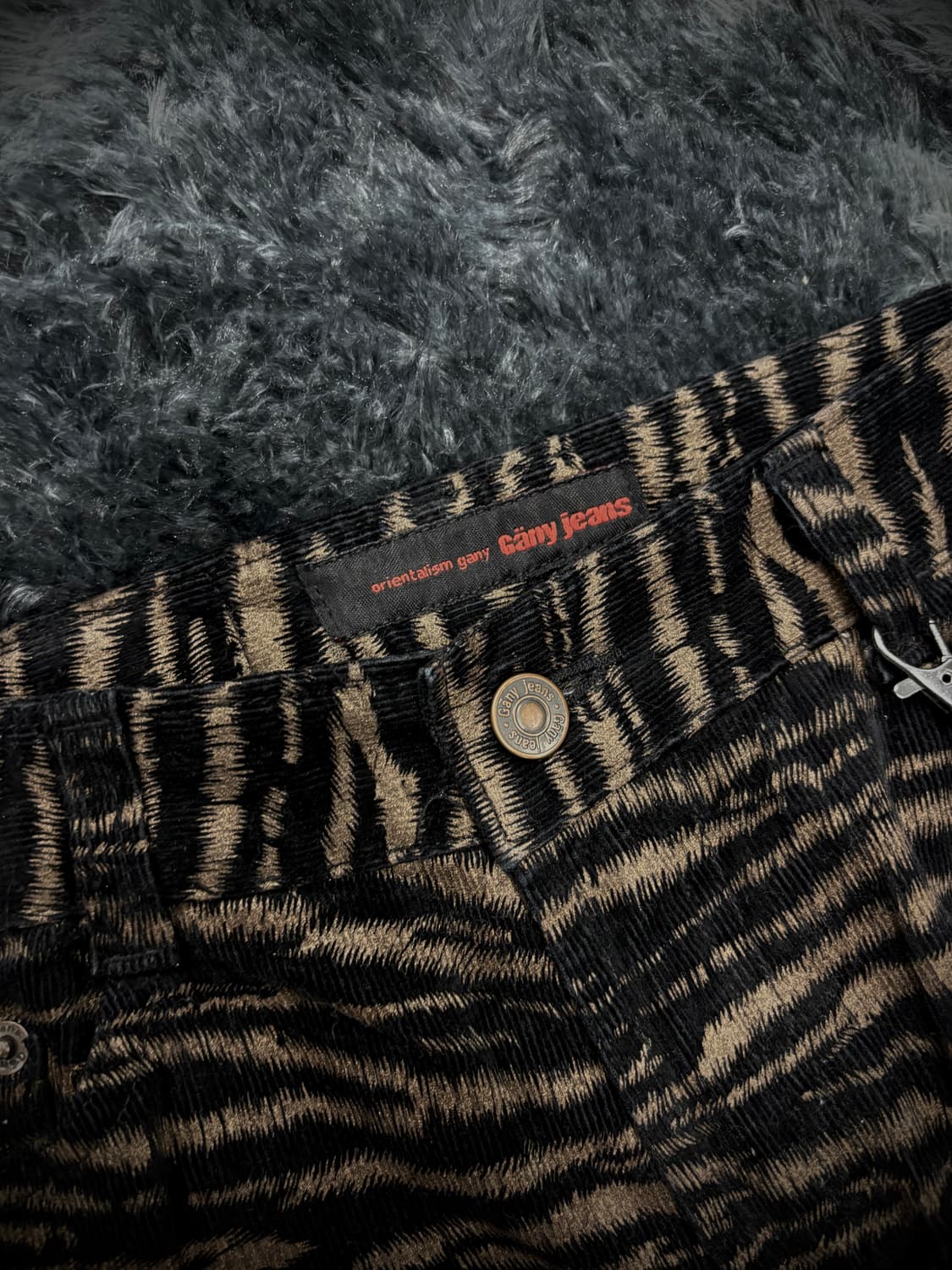 브라운&블랙 호피 송치 부츠컷 팬츠 상품이미지6