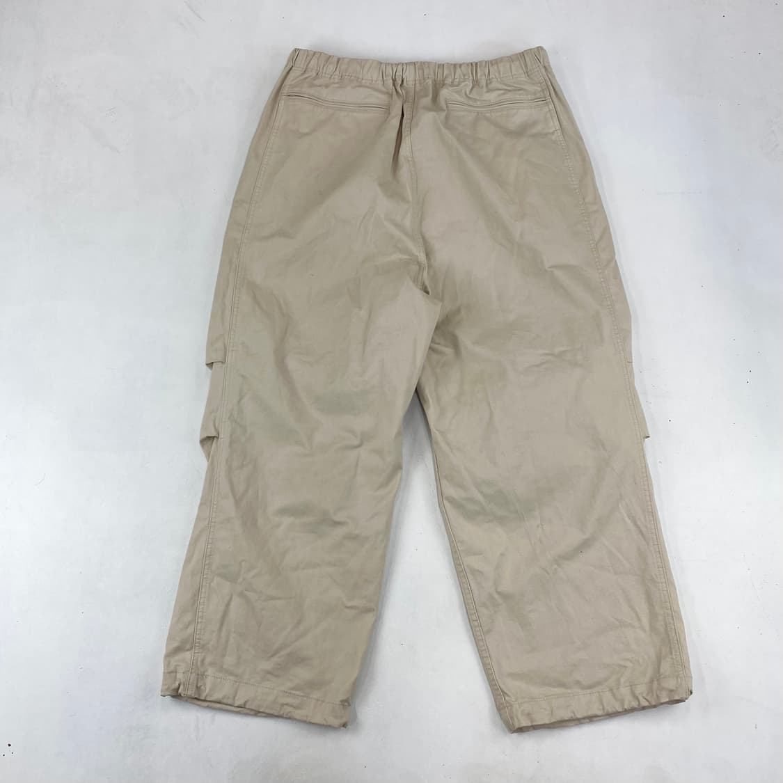 빔즈 벌룬핏 코튼 베이지 밴딩 팬츠 (105) 상품이미지2