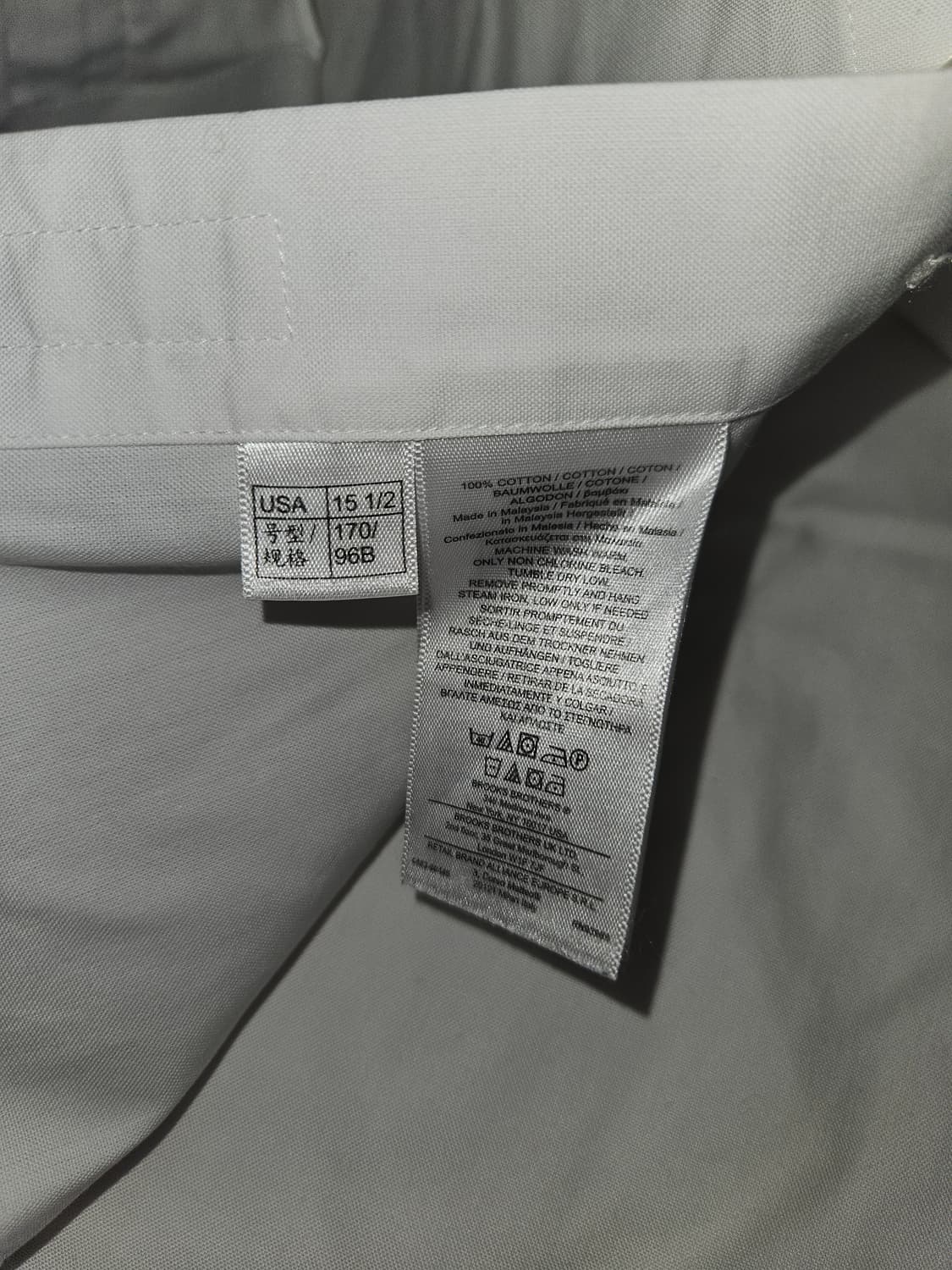 브룩스브라더스 화이트 346 셔츠 코튼 105-108 상품이미지2