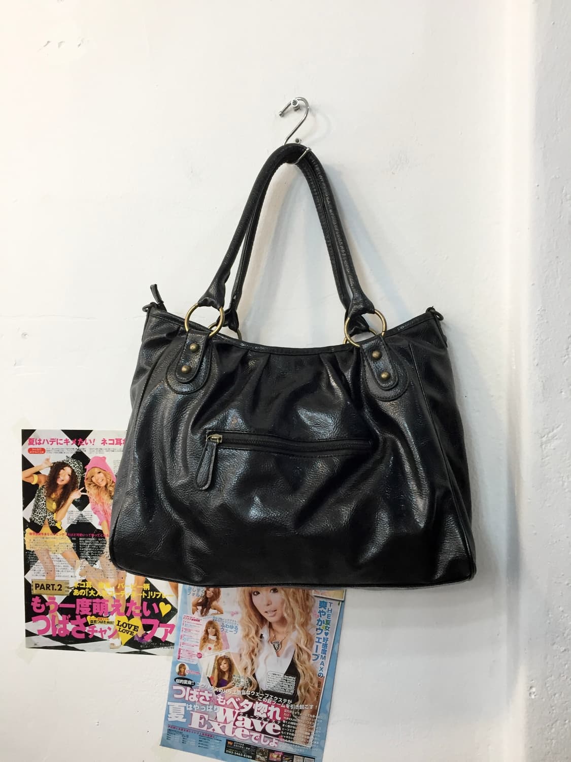 빈티지 소프트 레더 보부상 숄더백 상품이미지1