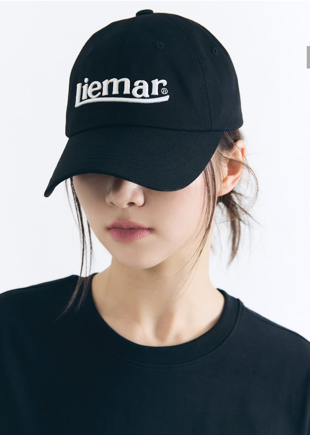 새상품 리에마르 모자 볼캡 LIEMAR 검정색 캡 모자 상품이미지1