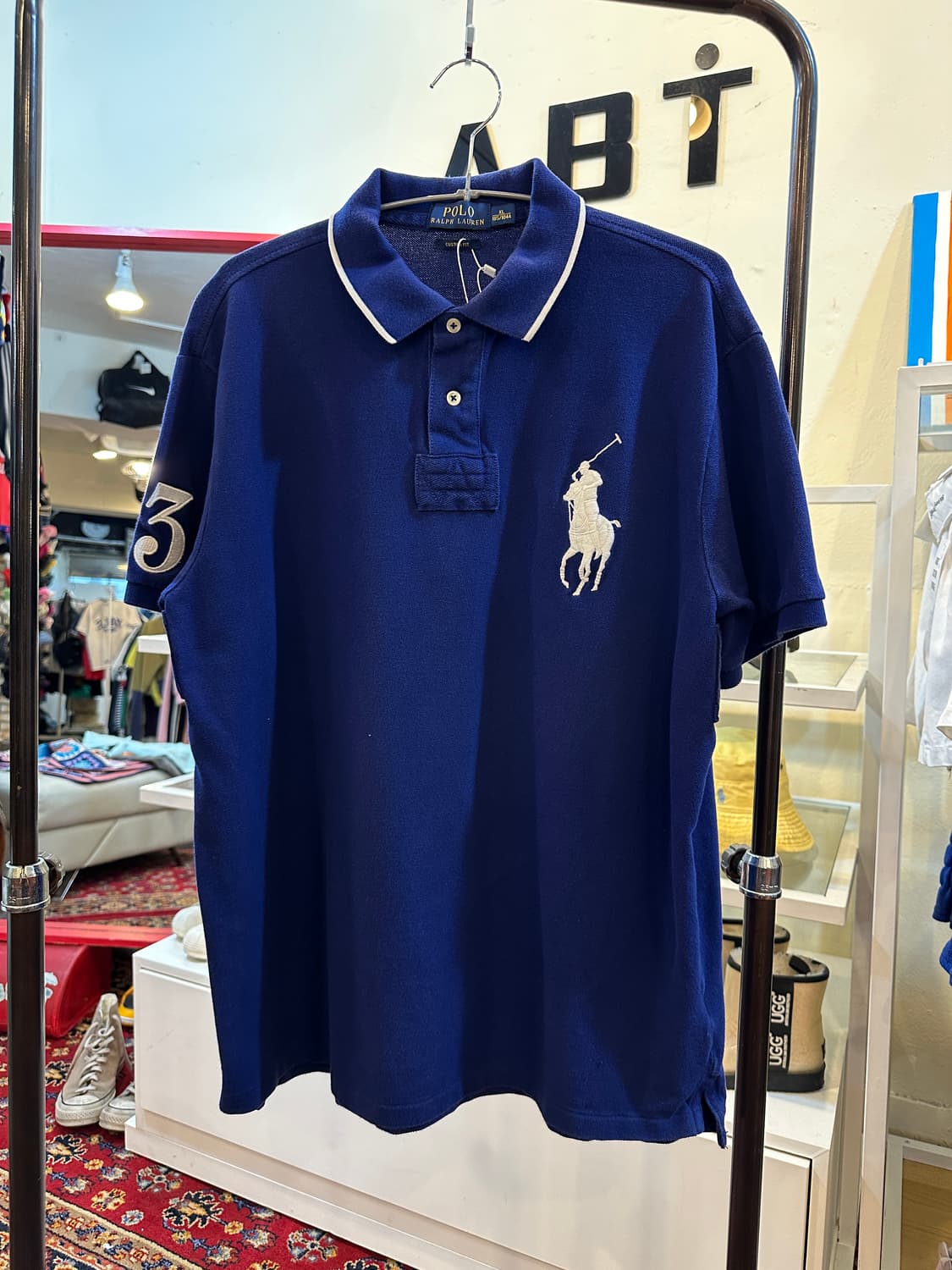 폴로 랄프로렌 빅포니 반팔 카라티 코발트블루 XL 상품이미지1
