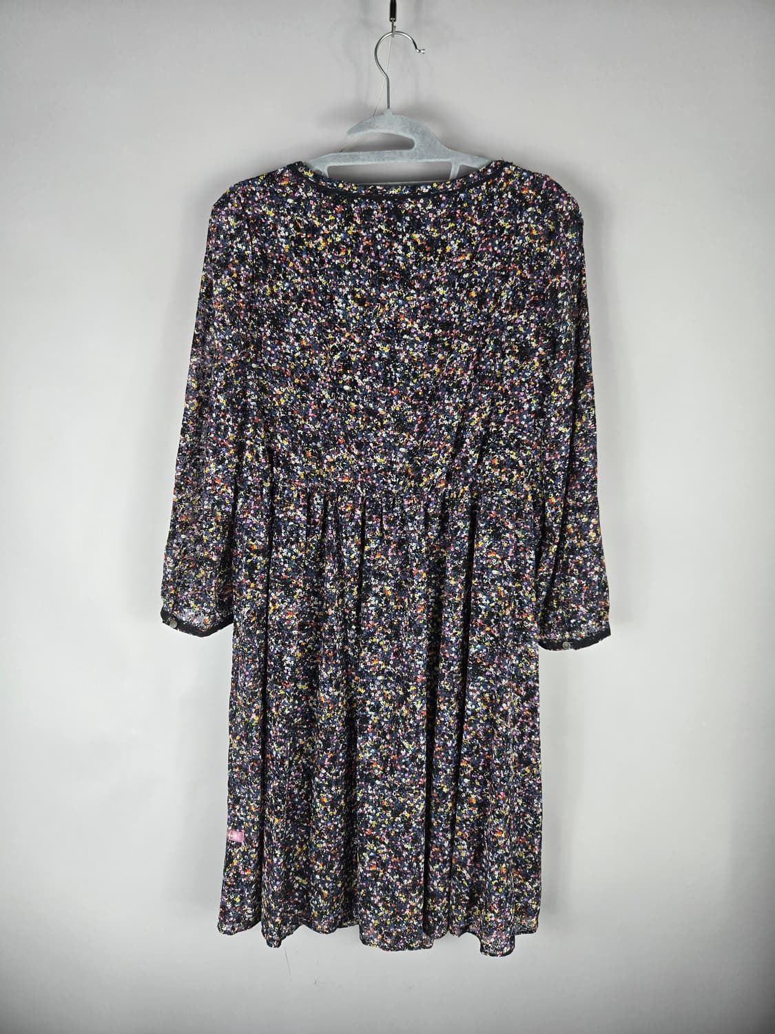 [무료배송]써스데이아일랜드 M 여성 잔꽃 쉬폰 허리밴딩 롱 원피스 상품이미지8