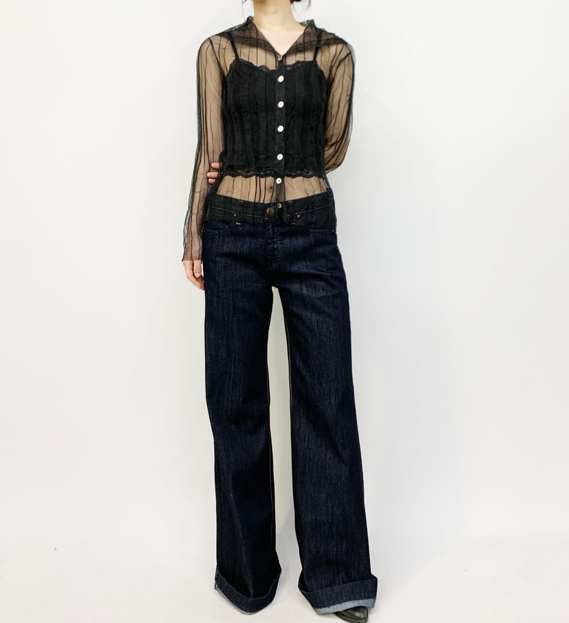 AMBIVALENCE 시스루 탑 상품이미지2