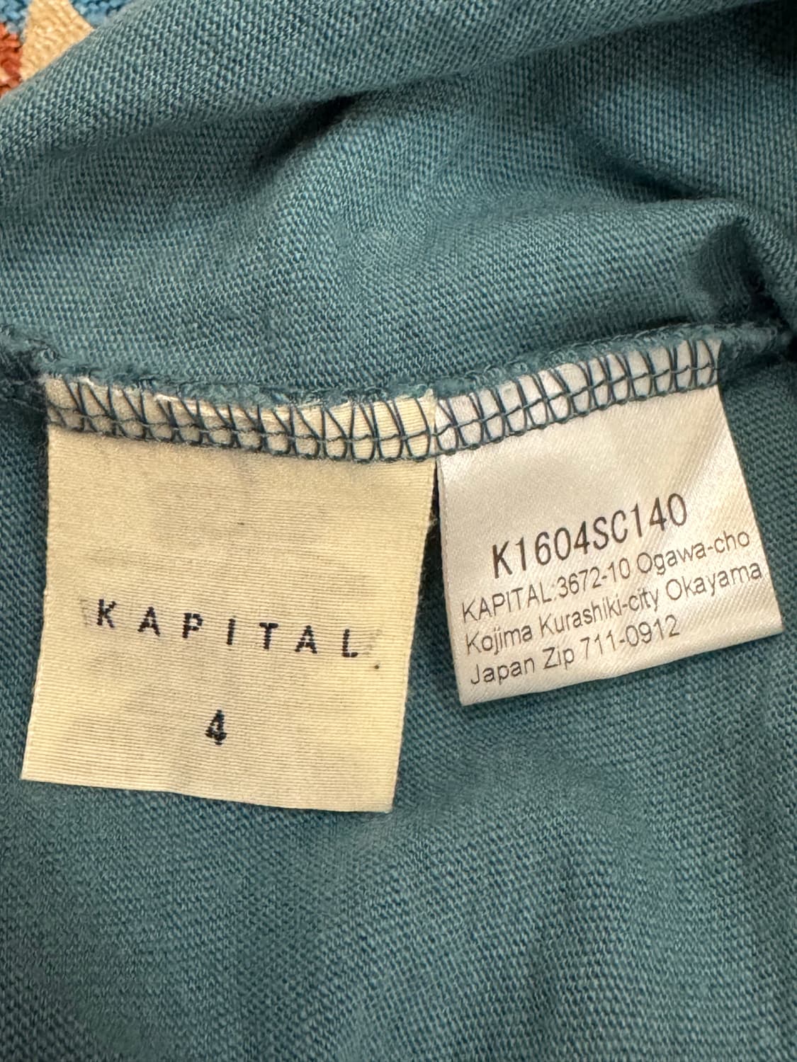 [4][95] 캐피탈 반다나 패치 포켓 티셔츠  상품이미지8