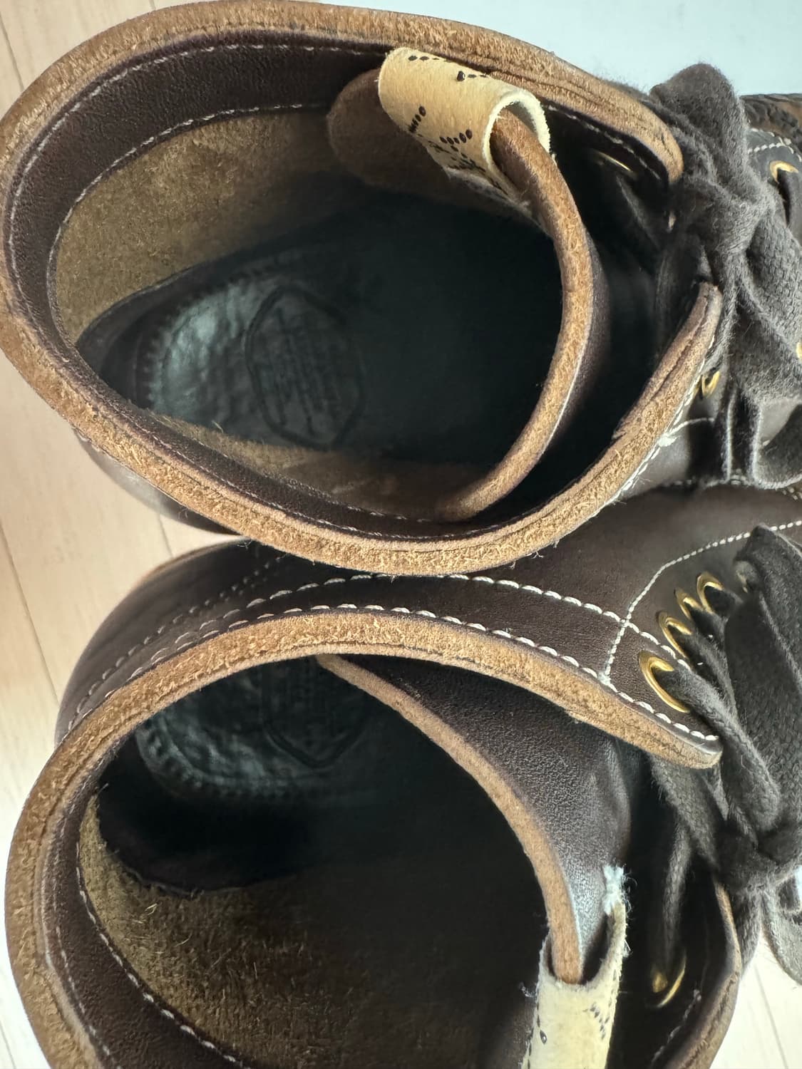 [M11] 비즈빔 22aw 브리가디어 부츠 다크브라운 상품이미지8