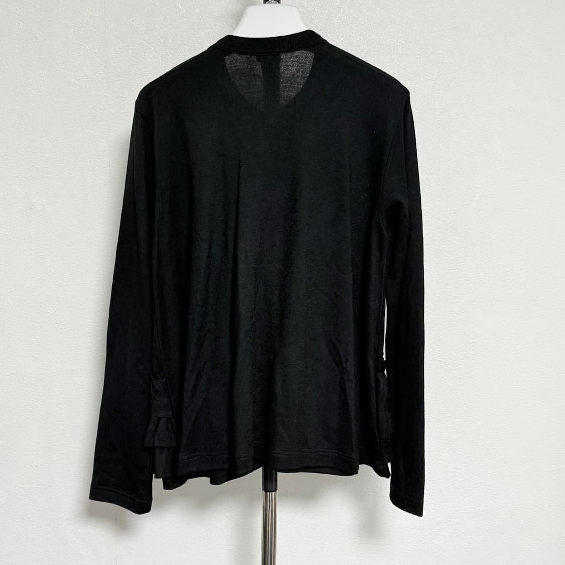 20aw 느와케이니노미야 꼼데가르송 프릴 울 가디건 m 상품이미지2