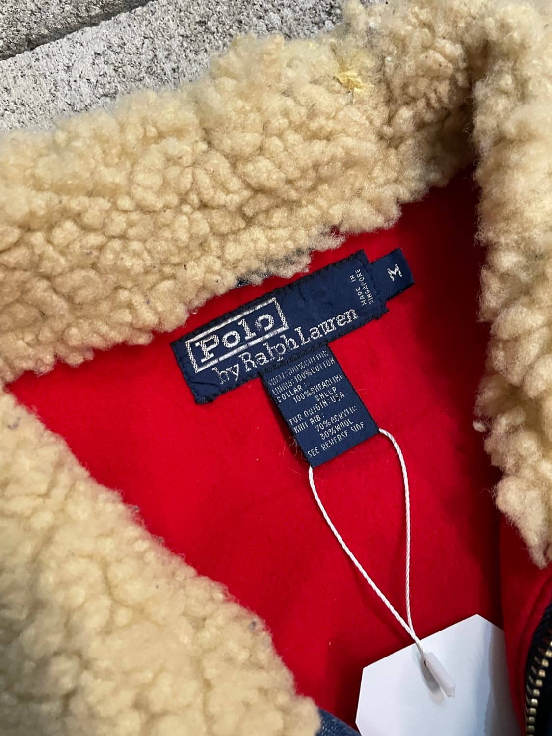 폴로 랄프로렌 G-1 데님 시어링  자켓 상품이미지7